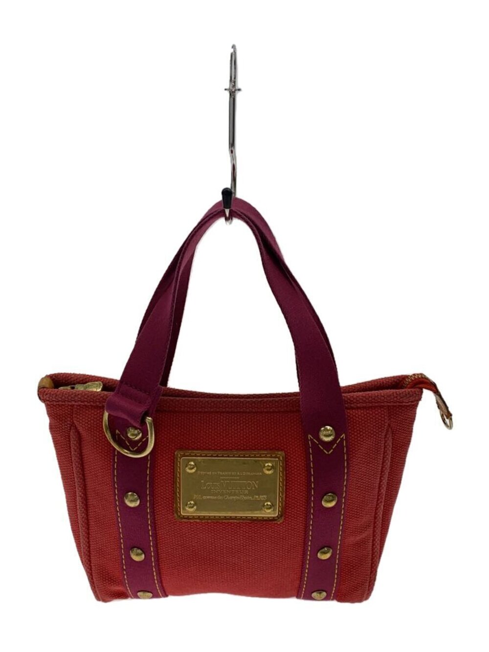 Louis Vuitton Cabas Antigua Canvas Red